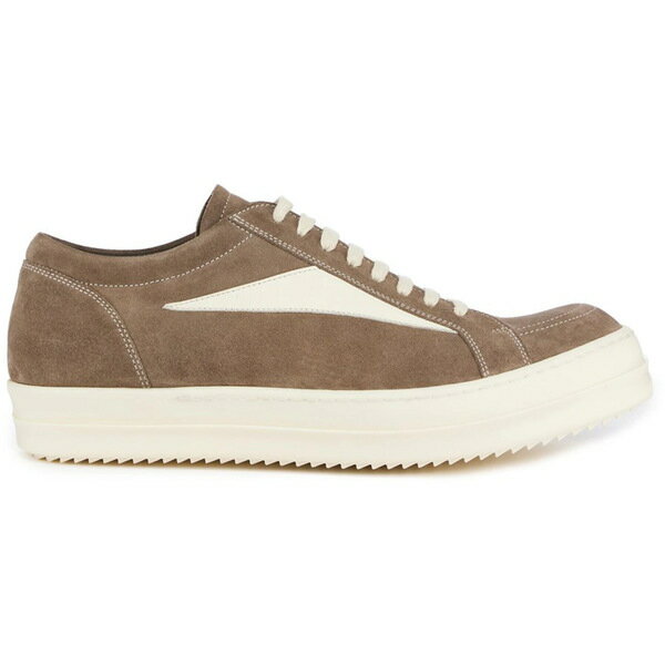 リックオウエンス Rick Owens リックオウエンス メンズ スニーカー 【Rick Owens Vintage Sneaks】 サイズ EU_43(28.0cm) Velour Suede Dust Grey Milk White