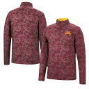 コロシアム メンズ パーカー・スウェットシャツ アウター Minnesota Golden Gophers Colosseum Tivo QuarterZip Jacket Maroon