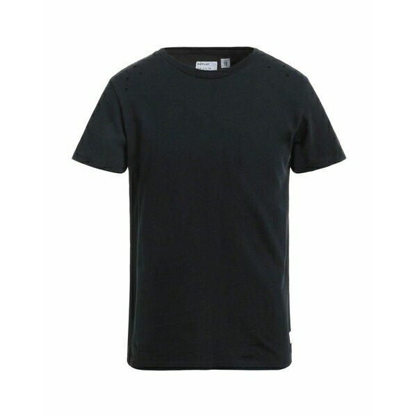 【送料無料】 リプレイ メンズ Tシャツ トップス T-shirts Black