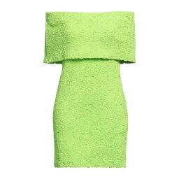 【送料無料】 エムエスジイエム レディース ワンピース トップス Short dresses Acid green