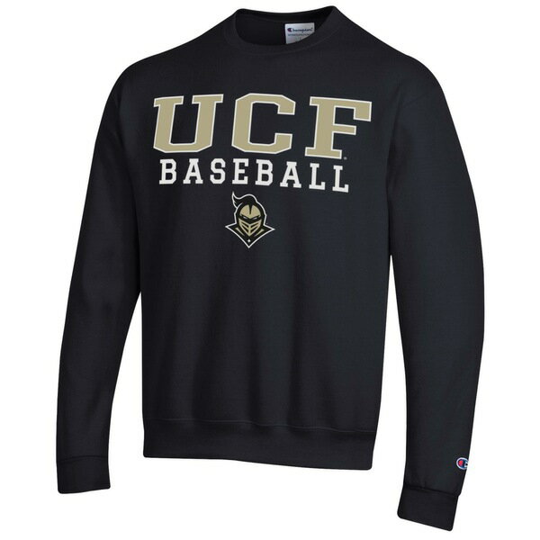 ԥ  ѡåȥ  UCF Knights Champion Stack Baseball Powerblend Pullover Sweatshirt Black