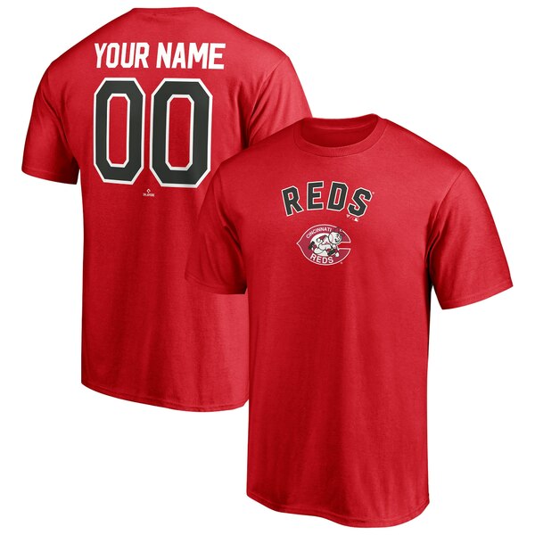 եʥƥ  T ȥåץ Cincinnati Reds Fanatics Branded Cooperstown Winning Streak Personalized Name &Number TShirt Red