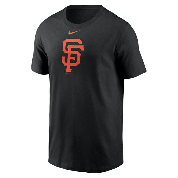 ナイキ メンズ Tシャツ トップス San Francisco Giants Nike Fuse Logo TShirt Black