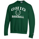 asty㤨֥ԥ  ѡåȥ  Ohio Bobcats Champion Icon Baseball Powerblend Pullover Sweatshirt GreenפβǤʤ21,980ߤˤʤޤ