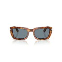 ペルソル レディース サングラス&アイウェア アクセサリー Men's and Women's Sunglasses PO3367S Brown Tortois...