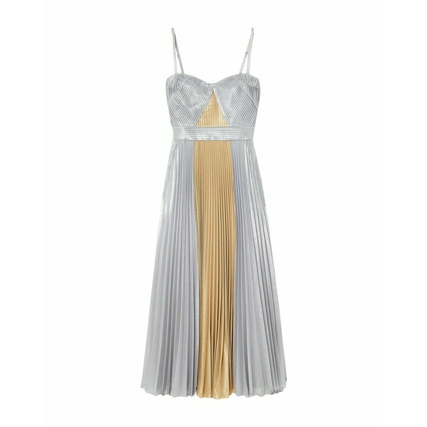 マルケサノット MARCHESA NOTTE レディース ワンピース トップス Midi dresses Silver