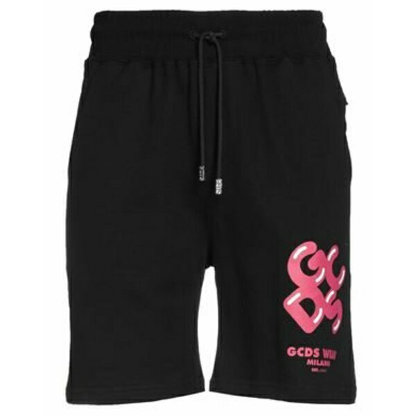【送料無料】 ジーシーディーエス メンズ カジュアルパンツ ボトムス Shorts & Bermuda Shorts Black