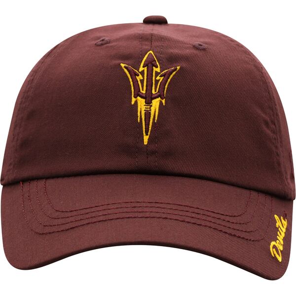 トップ・オブ・ザ・ワールド レディース 帽子 アクセサリー Arizona State Sun Devils Top of the World Women's Staple Adjustable Hat Maroon