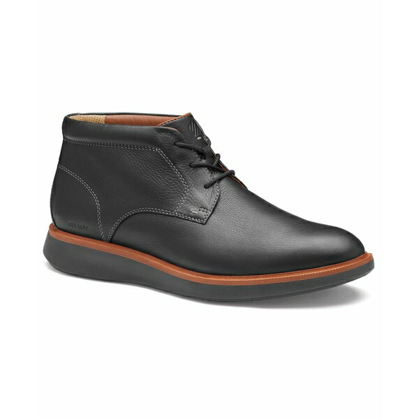 ジョンストンアンドマーフィー メンズ ブーツ シューズ Men's XC+ Parker Chukka Round Toe Boots Blac..