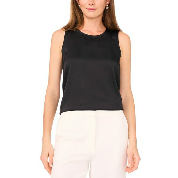 ヴィンスカムート レディース カットソー トップス Women's Sleeveless Top Rich Black