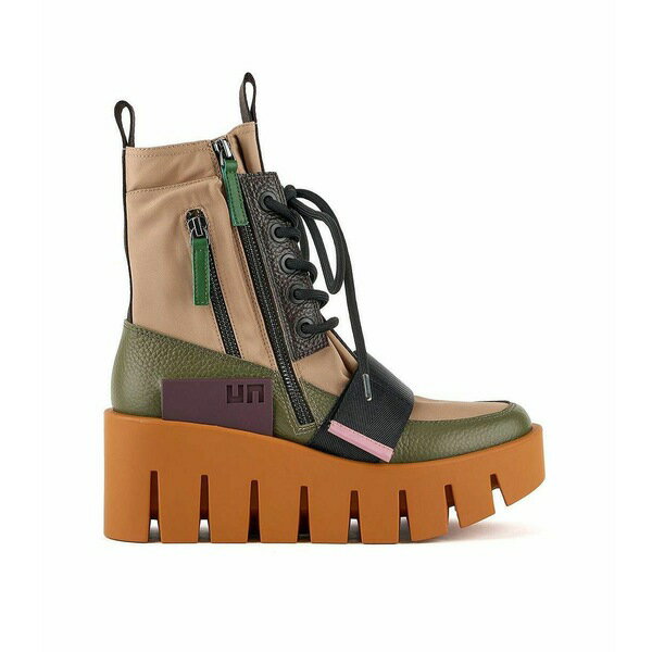 ユナイテッドヌード レディース ブーツ シューズ Womens Grip Combat Lo Caramel mix