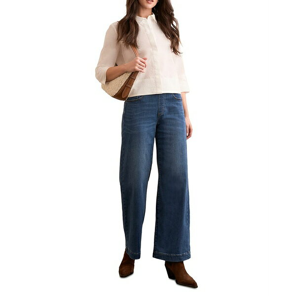 トリバル レディース デニムパンツ ボトムス Women's Audrey Boundless Stretch Denim Pull-On Flare Jeans Faded Blue(4)