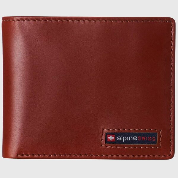 アルパイン スイス メンズ 財布 アクセサリー Mens Commuter RFID Bifold Wallet 2 ID Windows Divided..