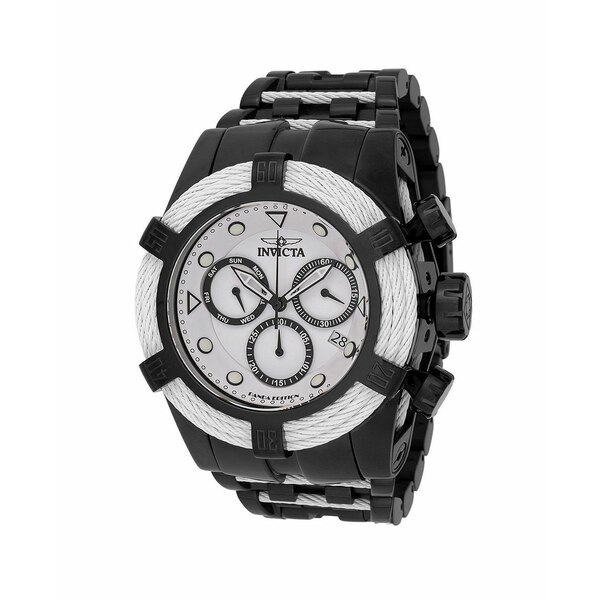 ■ブランド Invicta (インビクタ)■商品名 Men's 48606 Bolt Quartz Chronograph White, Black Dial Watch■こちらの商品は米国・ヨーロッパからお取り寄せ商品となりますので、 お届けまで10日〜2週間前後お時間頂いております。 ■各ブランド・商品・デザインによって大きな差異がある場合がございます。 ■あくまで平均的なサイズ表ですので、「参考」としてご利用ください。 ■店内全品【送料無料】です！（※沖縄・離島は別途送料3,300円がかかります）