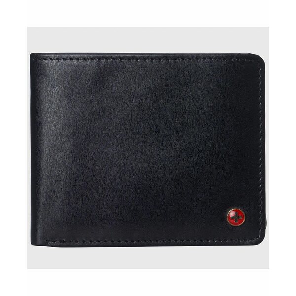 アルパイン スイス メンズ 財布 アクセサリー Mens Commuter RFID Bifold Wallet 2 ID Windows Divided..