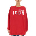 ディースクエアード レディース パーカー・スウェットシャツ アウター Icon Sweatshirt ROSSO