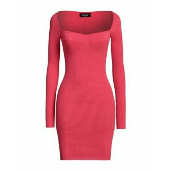【送料無料】 ディースクエアード レディース ワンピース トップス Mini dresses Pink