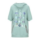 【送料無料】 エリザベスフランキ レディース パーカー・スウェットシャツ アウター Sweatshirts Green