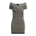 【送料無料】 バルマン レディース ワンピース トップス Mini dresses Beige