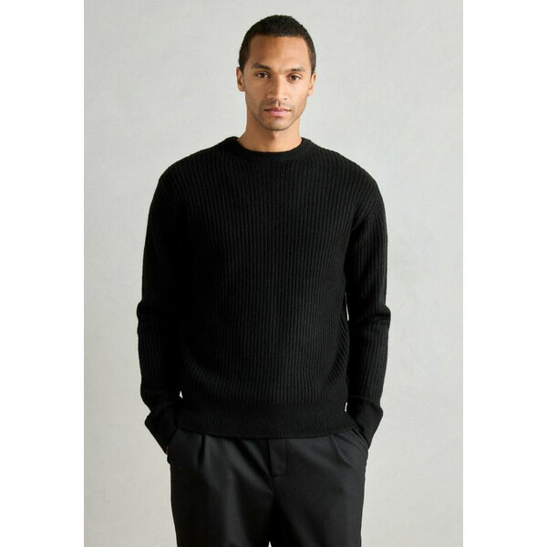 インディコーデ ジーンズ メンズ ニット&セーター アウター O NECK - Jumper - black