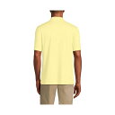 YGh Y |Vc gbvX Men's Short Sleeve Super Soft Supima Polo Shirt with Pocket Faint lemon