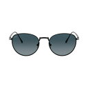 y\ Y TOXEACEFA ANZT[ Men's Sunglasses PO5002ST MATTE BLACK/AZURE GRADIENT BLUE