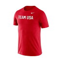 ナイキ レディース Tシャツ トップス Men 039 s Red Team USA Legend Performance T-shirt Red