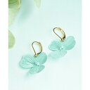 iAh[ fB[X sAXCO ANZT[ Gold-Tone Open Flower Drop Earrings Seafoam