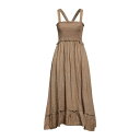 YES ZEE by ESSENZA イエスズィーバイエッセンツァ ワンピース トップス レディース Midi dresses Brown