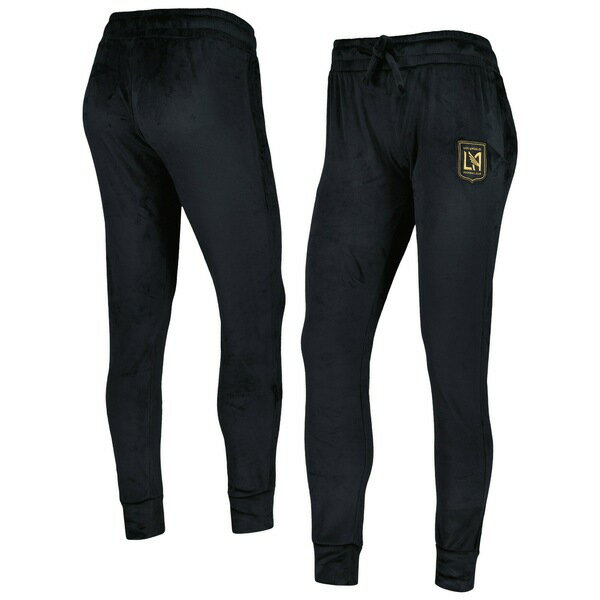 コンセプトスポーツ レディース カジュアルパンツ ボトムス LAFC Concepts Sport Women s Intermission Velour Cuffed Pants Black