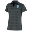 ƥ ǥ ݥ ȥåץ Los Angeles Chargers Antigua Women's Throwback Logo Compass Polo Charcoal