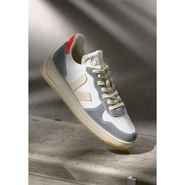 ヴェジャ レディース スニーカー シューズ V 10 - Trainers - white/pierre/silver-coloured