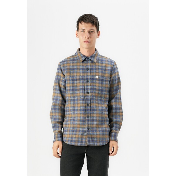 ラングラー メンズ シャツ トップス OVERSHIRT - Shirt - navy tan