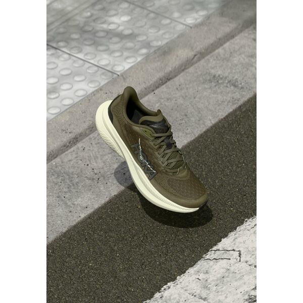ホカオネオネ メンズ フィットネス スポーツ MACH 6 - Road running shoes - antique olive/truffle salt