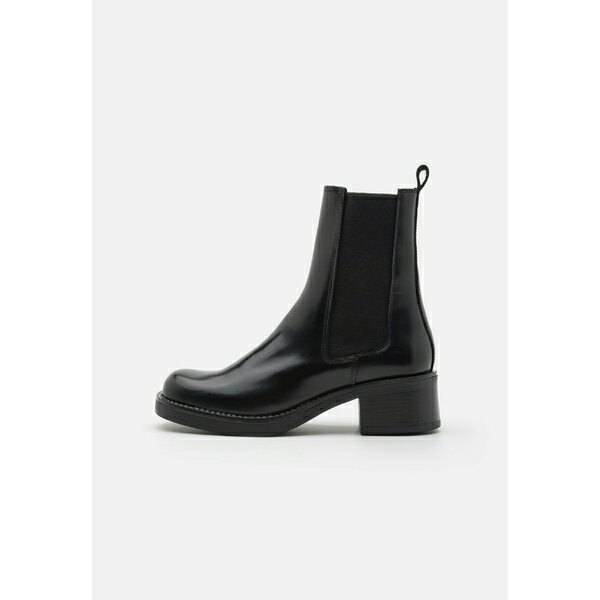 ジン レディース ブーツ シューズ LEATHER - Platform ankle boots - black