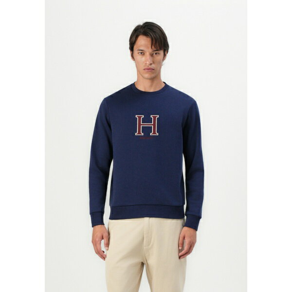 ハケット ロンドン メンズ パーカー・スウェットシャツ アウター HERITAGE CREW - Sweatshirt - midnig..