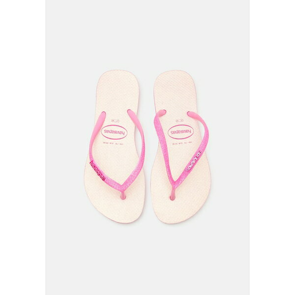 ハワイアナス レディース サンダル シューズ SLIM GLITTER - T-bar sandals - pink lemonade