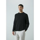 フィリッパコー メンズ ニット&セーター アウター ROLLED HEM SWEATER - Jumper - black