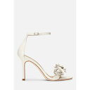 ラルフローレン レディース サンダル シューズ ALLIE FLOWER - High heeled sandals - soft white