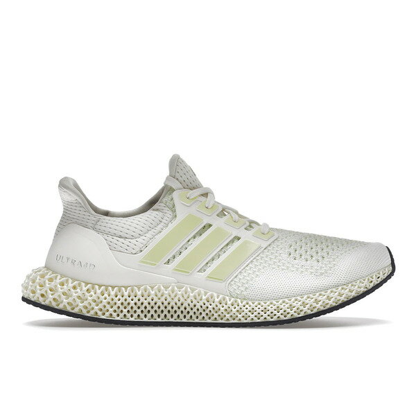 adidas アディダス メンズ スニーカー 【adidas Ultra 4D Core White Almost Lime】 サイズ US_8(26.0cm) Core White/Almost Lime/Silver Metallic