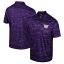   ݥ ȥåץ Washington Huskies Colosseum Daly Print Polo Purple