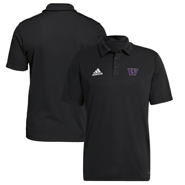 AfB_X Y |Vc gbvX Washington Huskies adidas Entrada 22 Polo Black