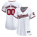 ナイキ レディース ユニフォーム トップス Washington Nationals Nike Women 039 s Home Limited Custom Jersey White