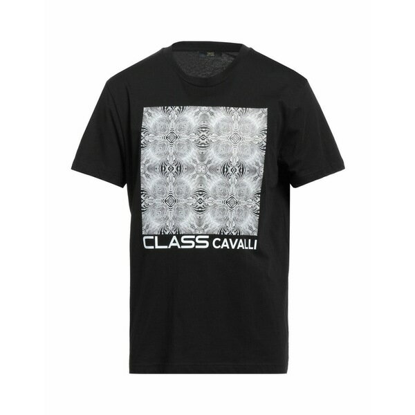 【送料無料】 カヴァリ クラス/ロベルト・カバリ メンズ Tシャツ トップス T-shirts Black