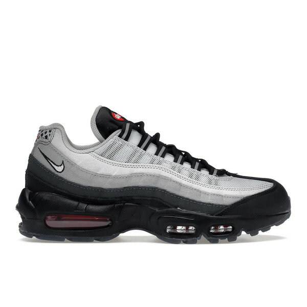 Nike ナイキ メンズ スニーカー 【Nike Air Max 95 Fish Scales】 サイズ US_M_4.5 Black/White-Pure Platinum-Light Smoke Grey
