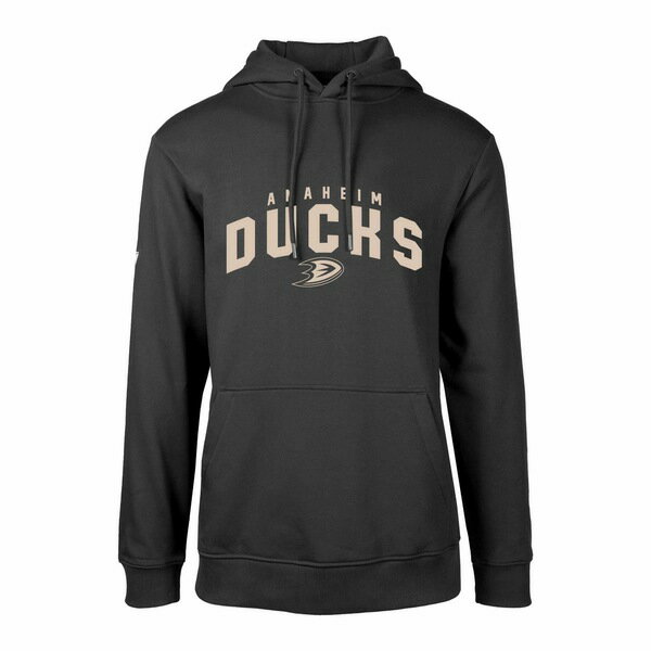 ٥륦  ѡåȥ  Anaheim Ducks Levelwear Podium Pullover Hoodie Black