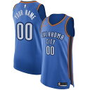 ナイキ メンズ ユニフォーム トップス Oklahoma City Thunder Nike Authentic Custom Jersey Blue Icon Edition