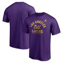 ファナティクス メンズ Tシャツ トップス Los Angeles Lakers Fanatics Branded Post Up Hometown Collection TShirt Purple