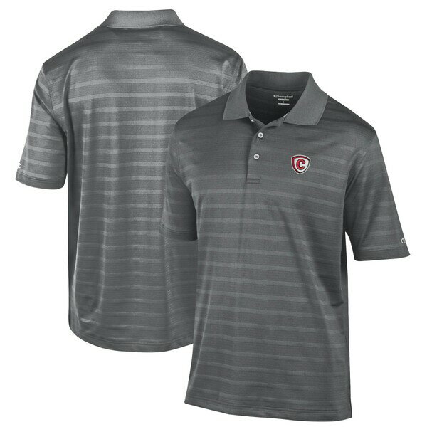 `sI Y |Vc gbvX Carthage Firebirds Champion Textured Solid Polo Gray