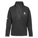 レベルウェア レディース パーカー・スウェットシャツ アウター Seattle Kraken Levelwear Women's Await QuarterZip Pullover Top Black